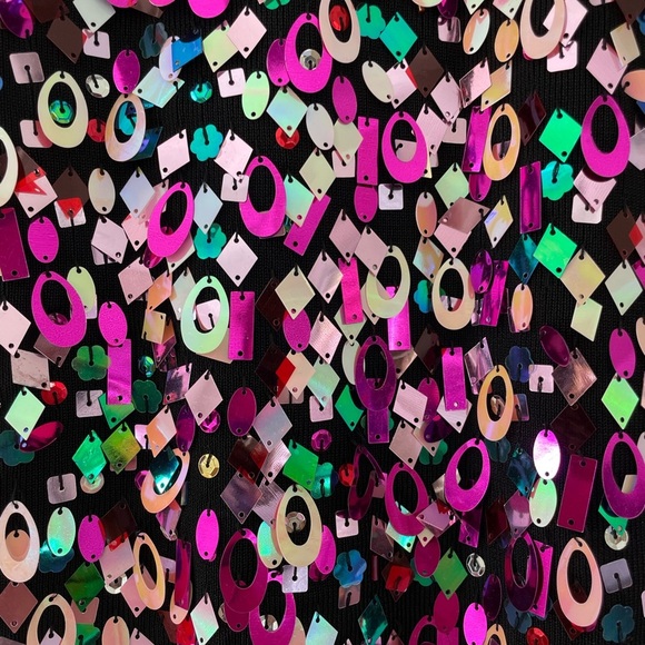 Vintage Y2K Sequin Knit Halter Neckline Top Size Small - Picture 5 of 12